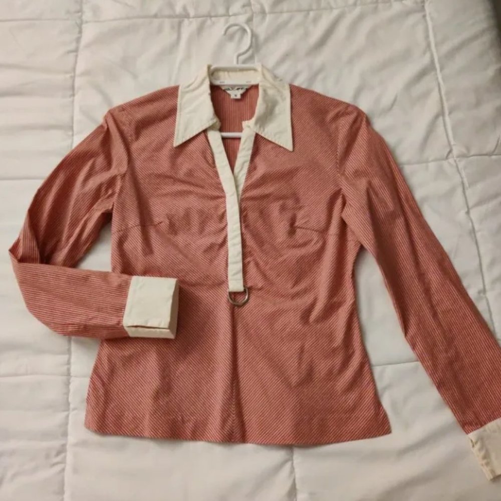 Red Striped T-Shirt XS